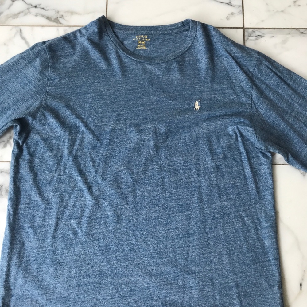 Ralph Lauren Polo blue long sleeve shirt.